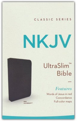 NKJV  Bible Ultraslim Grey Lth/Soft