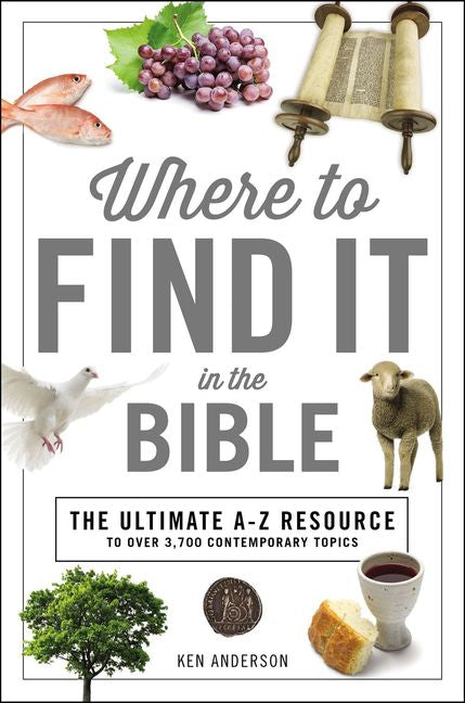 Where To Find It In The Bible (A-Z)